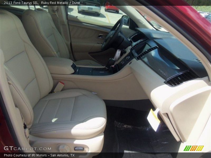 Ruby Red Metallic / Dune 2013 Ford Taurus SEL