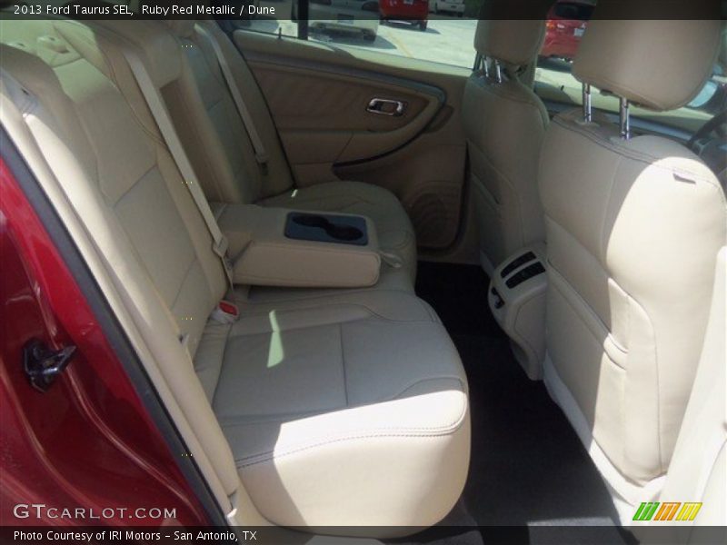 Ruby Red Metallic / Dune 2013 Ford Taurus SEL