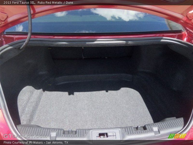 Ruby Red Metallic / Dune 2013 Ford Taurus SEL