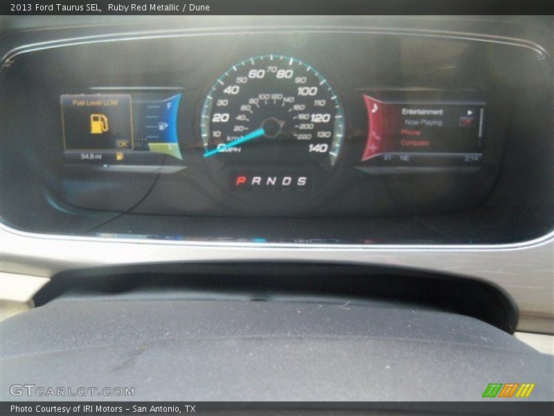 Ruby Red Metallic / Dune 2013 Ford Taurus SEL