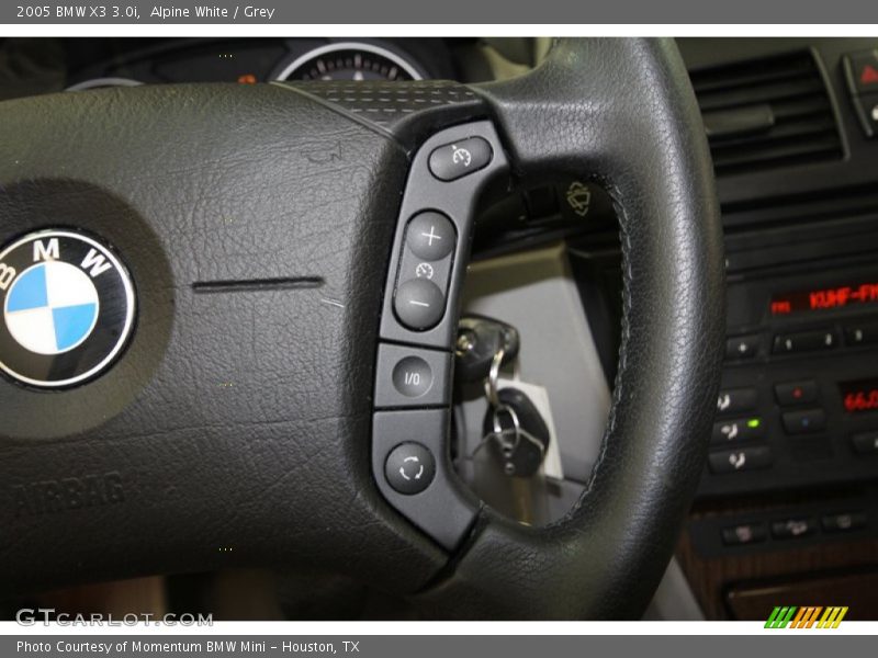 Alpine White / Grey 2005 BMW X3 3.0i