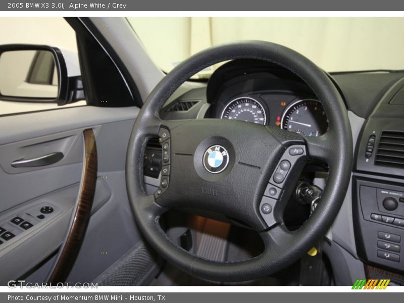 Alpine White / Grey 2005 BMW X3 3.0i