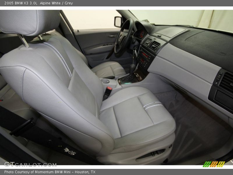 Alpine White / Grey 2005 BMW X3 3.0i