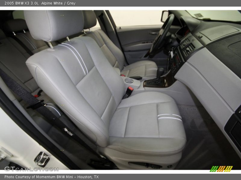 Alpine White / Grey 2005 BMW X3 3.0i