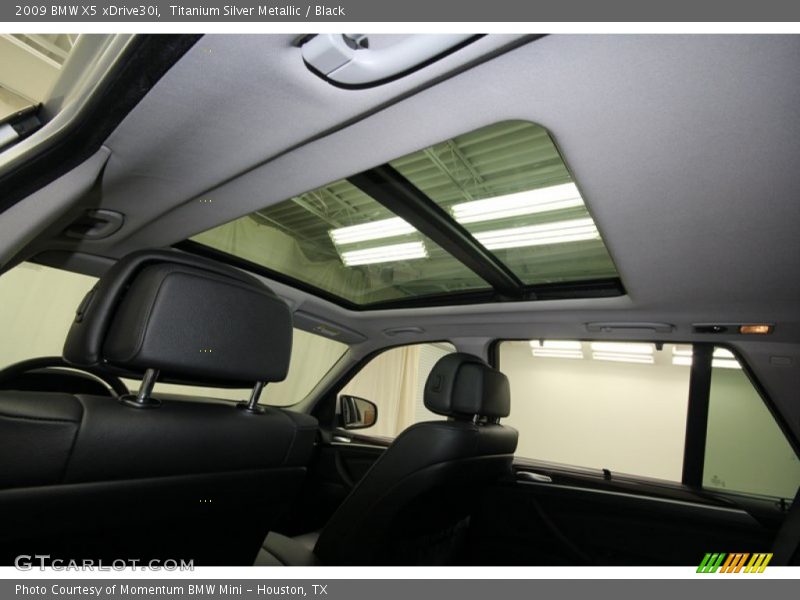 Titanium Silver Metallic / Black 2009 BMW X5 xDrive30i