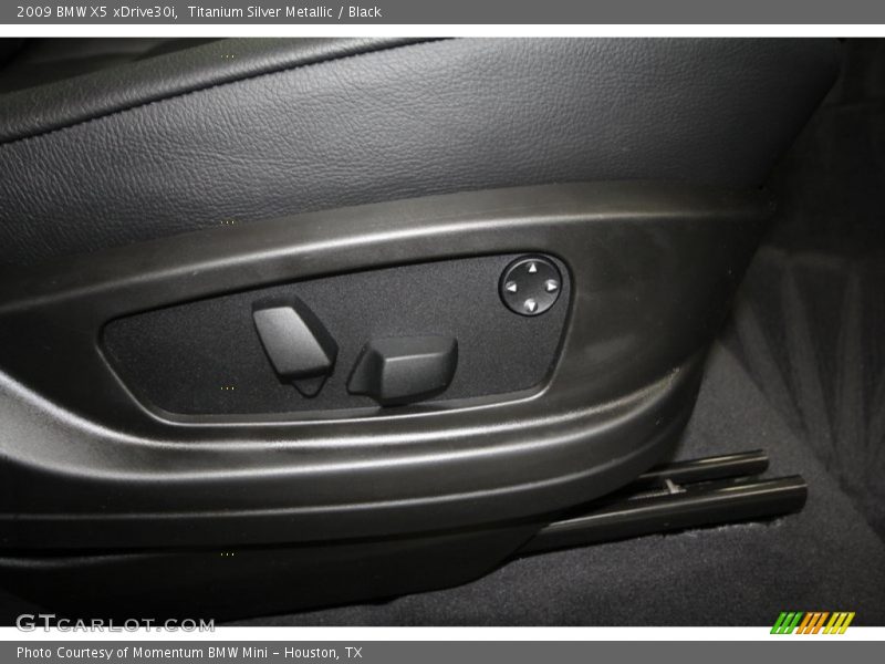 Titanium Silver Metallic / Black 2009 BMW X5 xDrive30i