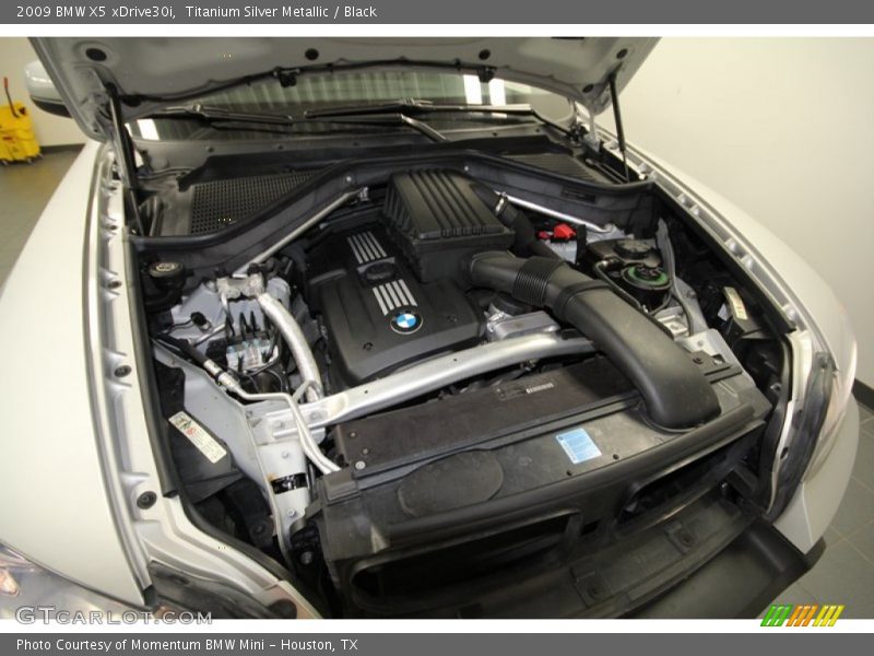 Titanium Silver Metallic / Black 2009 BMW X5 xDrive30i