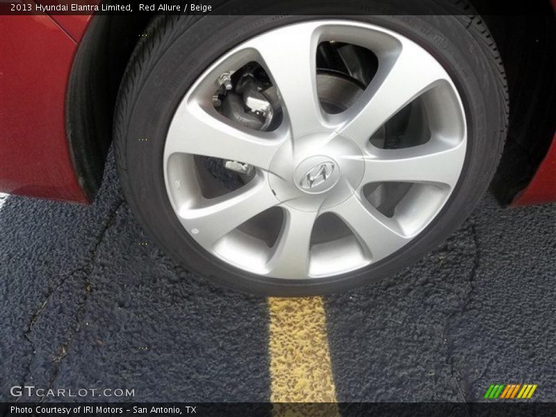 Red Allure / Beige 2013 Hyundai Elantra Limited