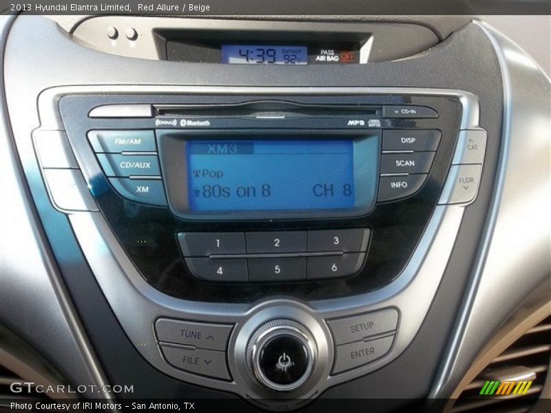 Red Allure / Beige 2013 Hyundai Elantra Limited