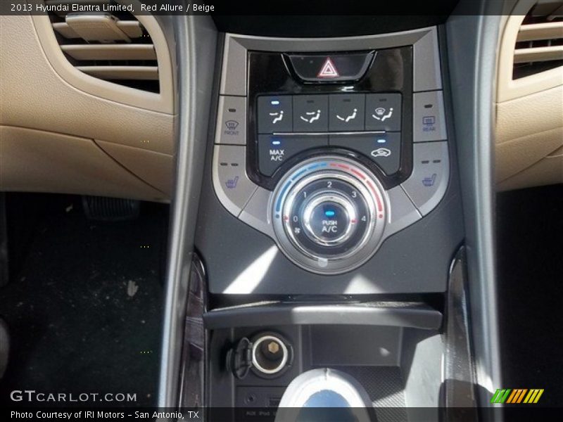 Red Allure / Beige 2013 Hyundai Elantra Limited