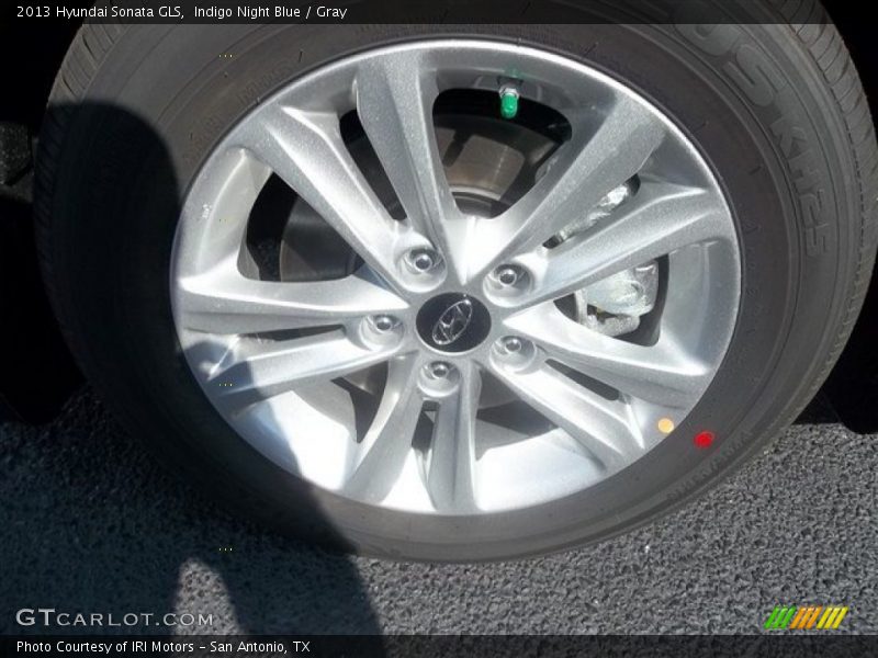 Indigo Night Blue / Gray 2013 Hyundai Sonata GLS