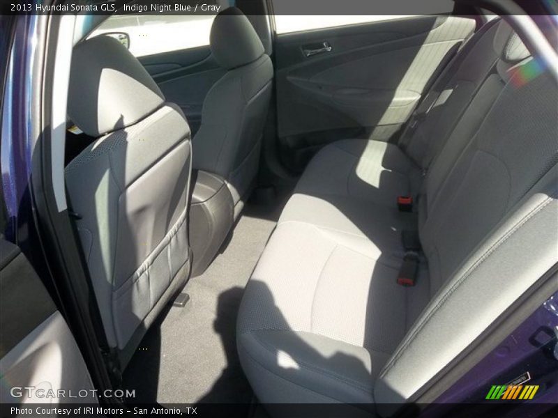 Indigo Night Blue / Gray 2013 Hyundai Sonata GLS