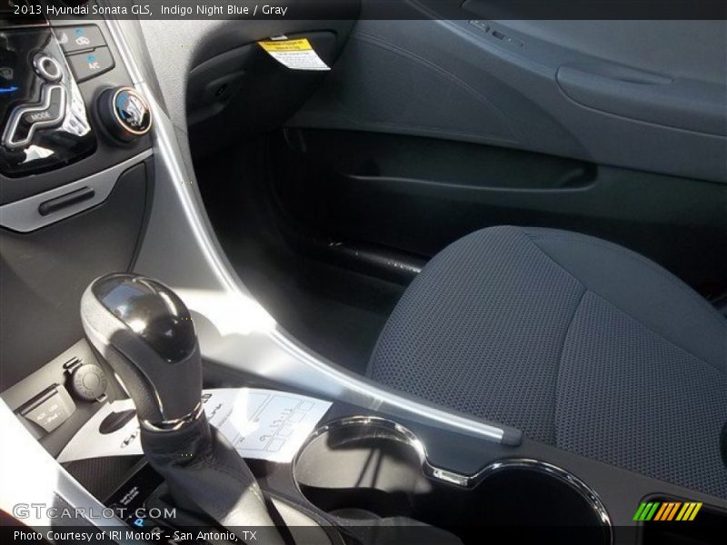 Indigo Night Blue / Gray 2013 Hyundai Sonata GLS