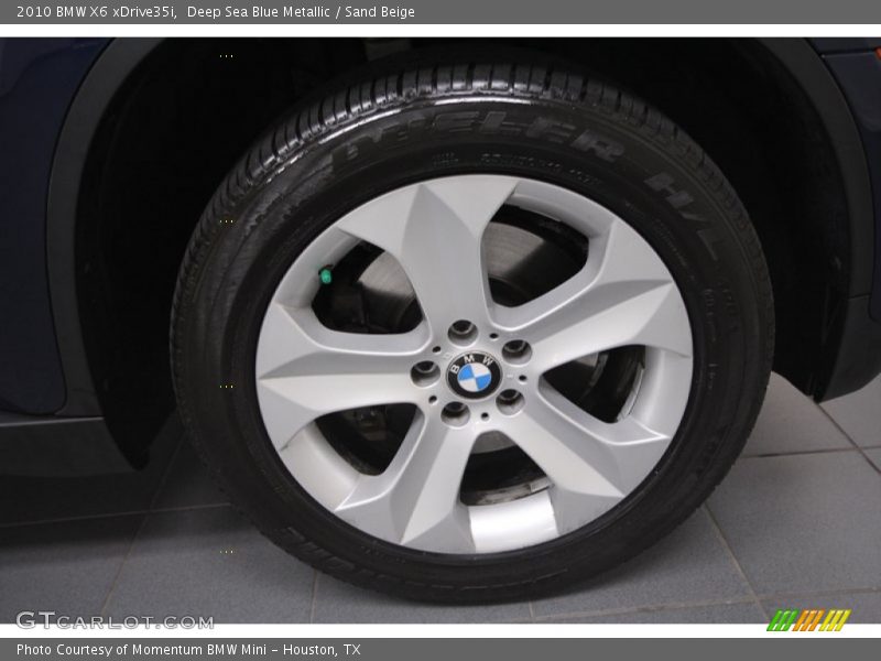 Deep Sea Blue Metallic / Sand Beige 2010 BMW X6 xDrive35i