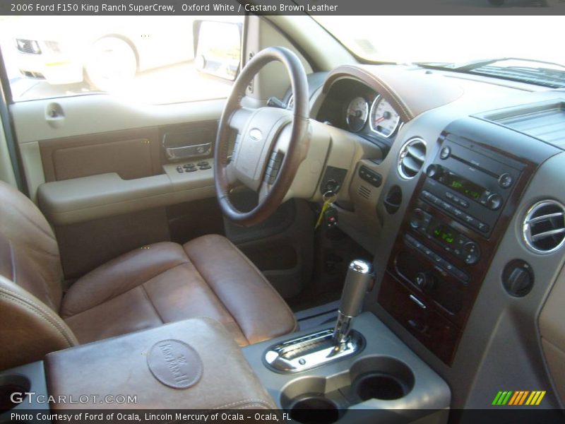 Oxford White / Castano Brown Leather 2006 Ford F150 King Ranch SuperCrew