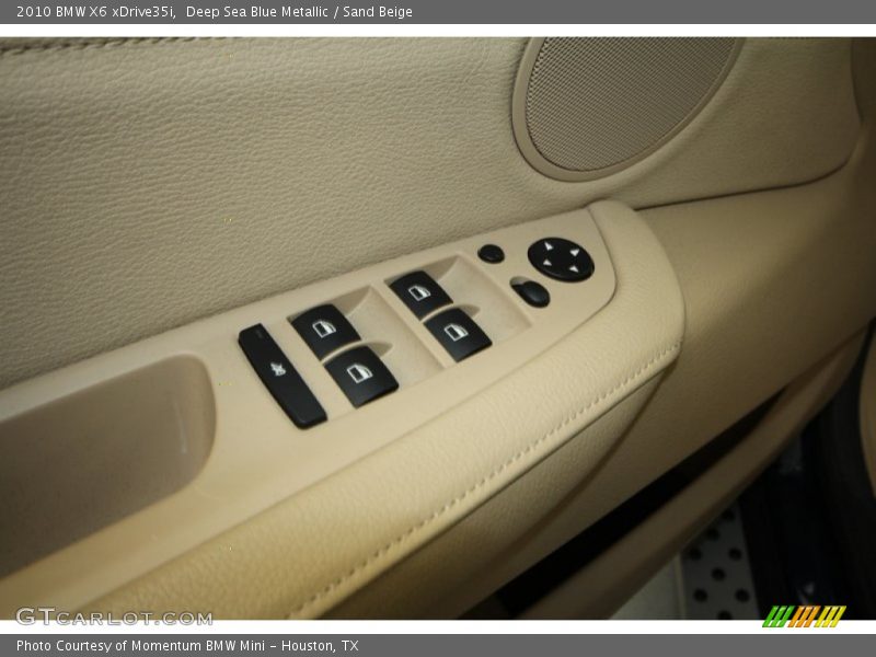 Deep Sea Blue Metallic / Sand Beige 2010 BMW X6 xDrive35i