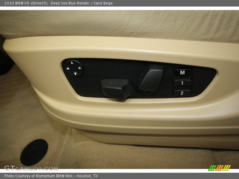 Deep Sea Blue Metallic / Sand Beige 2010 BMW X6 xDrive35i