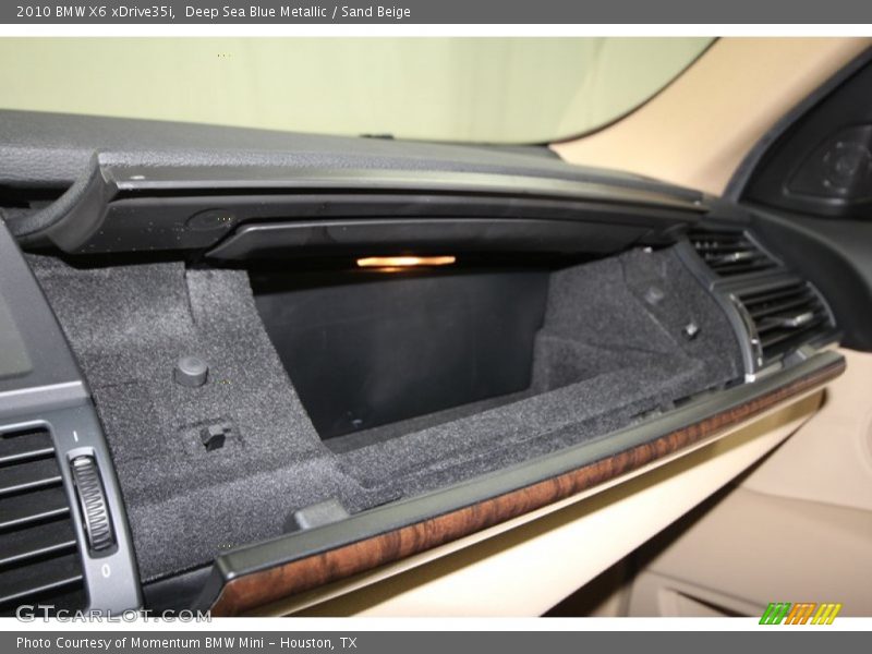 Deep Sea Blue Metallic / Sand Beige 2010 BMW X6 xDrive35i