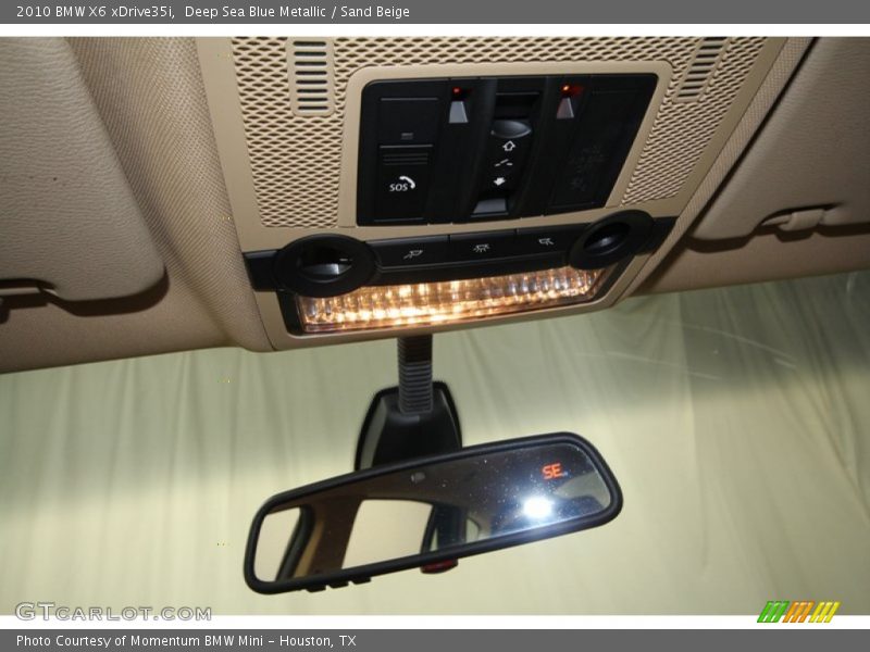 Deep Sea Blue Metallic / Sand Beige 2010 BMW X6 xDrive35i