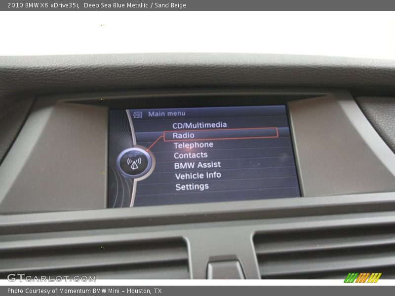 Deep Sea Blue Metallic / Sand Beige 2010 BMW X6 xDrive35i
