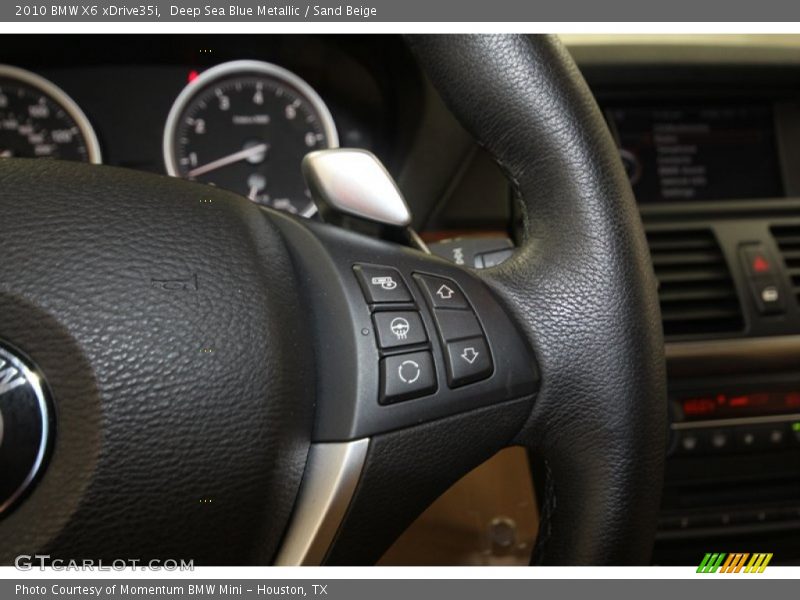 Deep Sea Blue Metallic / Sand Beige 2010 BMW X6 xDrive35i