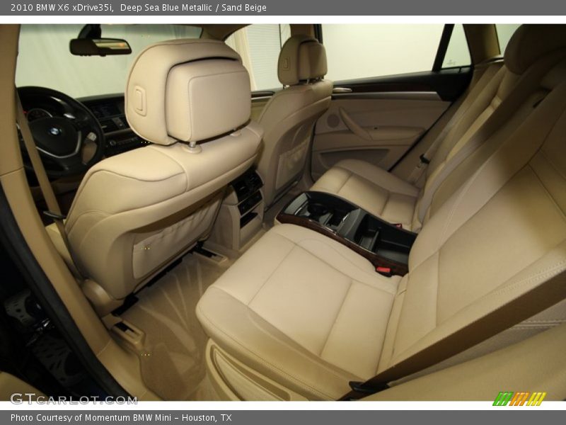 Deep Sea Blue Metallic / Sand Beige 2010 BMW X6 xDrive35i