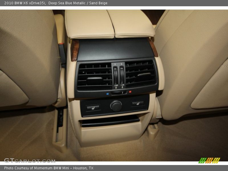 Deep Sea Blue Metallic / Sand Beige 2010 BMW X6 xDrive35i