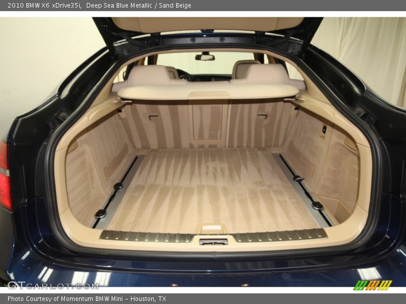 Deep Sea Blue Metallic / Sand Beige 2010 BMW X6 xDrive35i