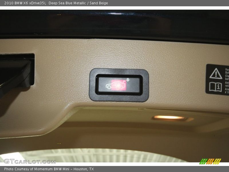 Deep Sea Blue Metallic / Sand Beige 2010 BMW X6 xDrive35i