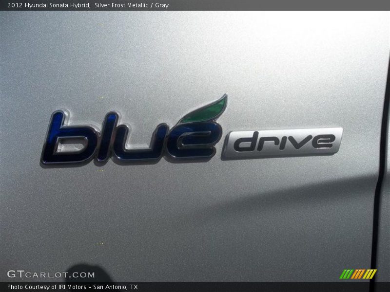 Silver Frost Metallic / Gray 2012 Hyundai Sonata Hybrid