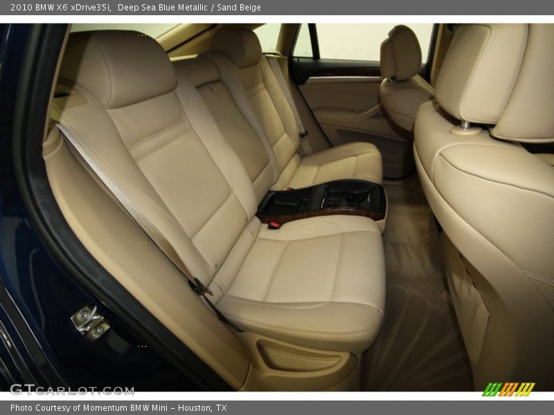 Deep Sea Blue Metallic / Sand Beige 2010 BMW X6 xDrive35i
