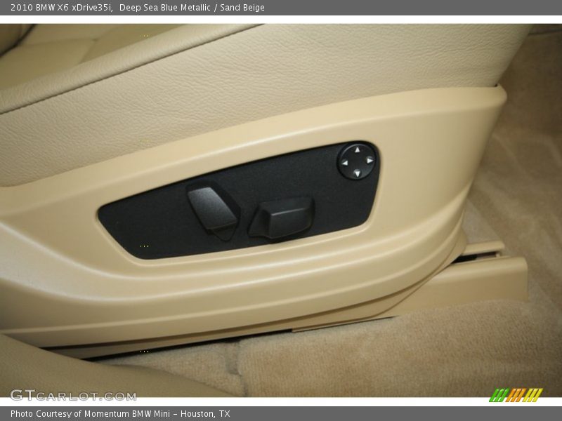 Deep Sea Blue Metallic / Sand Beige 2010 BMW X6 xDrive35i