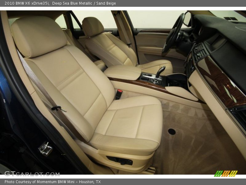 Deep Sea Blue Metallic / Sand Beige 2010 BMW X6 xDrive35i