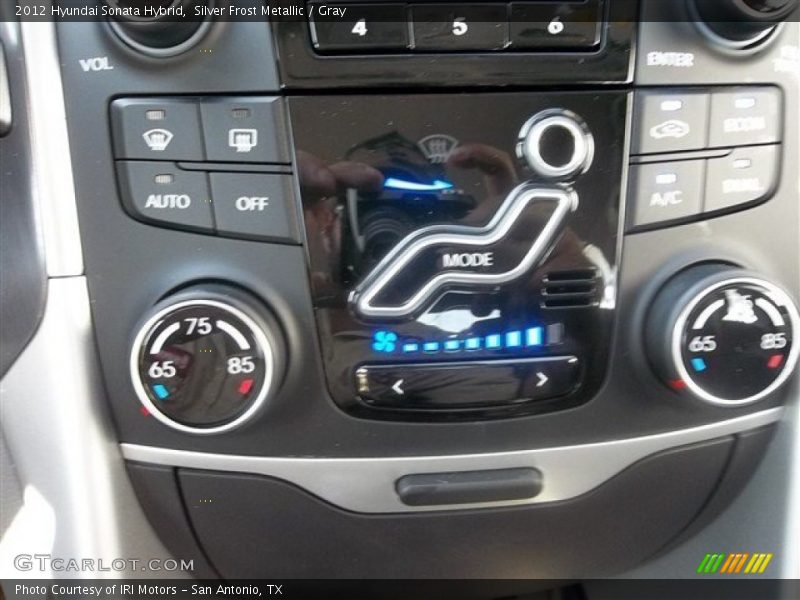Silver Frost Metallic / Gray 2012 Hyundai Sonata Hybrid