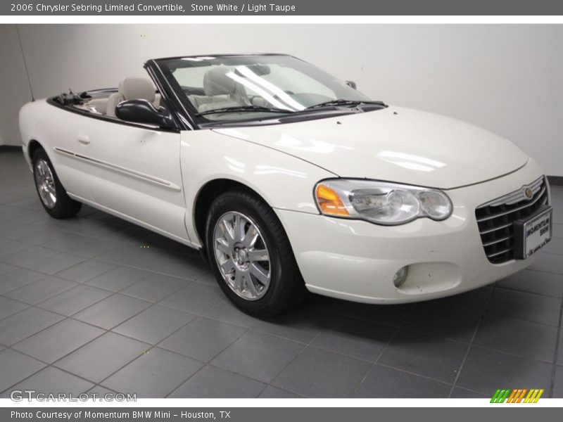 Stone White / Light Taupe 2006 Chrysler Sebring Limited Convertible