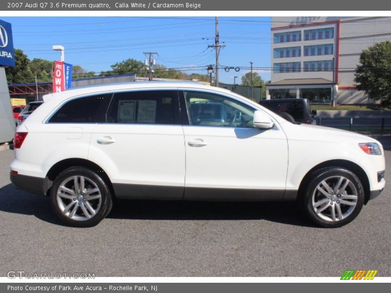 Calla White / Cardamom Beige 2007 Audi Q7 3.6 Premium quattro