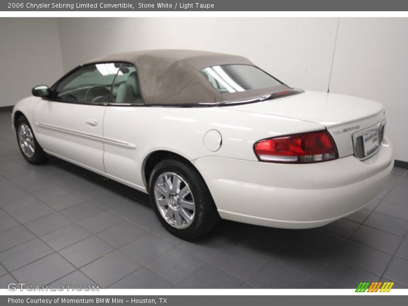 Stone White / Light Taupe 2006 Chrysler Sebring Limited Convertible
