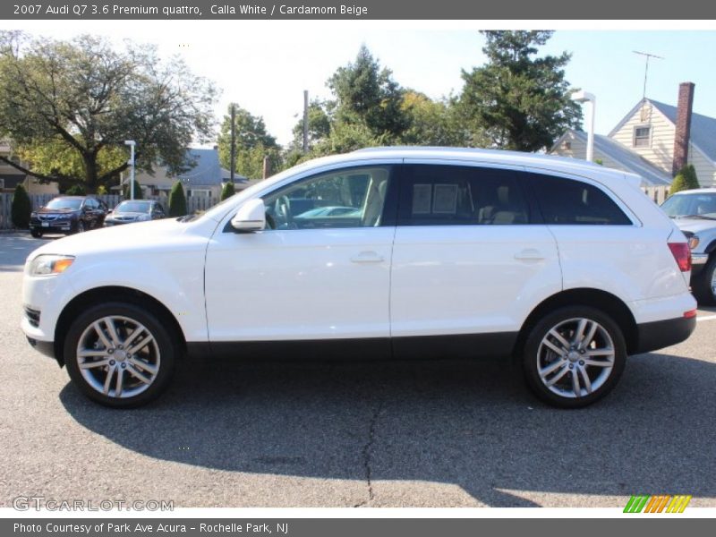 Calla White / Cardamom Beige 2007 Audi Q7 3.6 Premium quattro