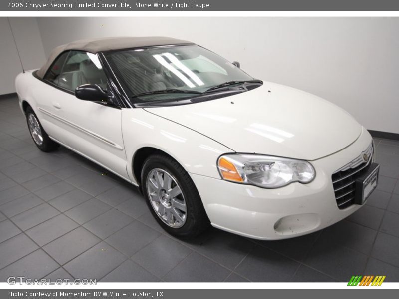 Stone White / Light Taupe 2006 Chrysler Sebring Limited Convertible