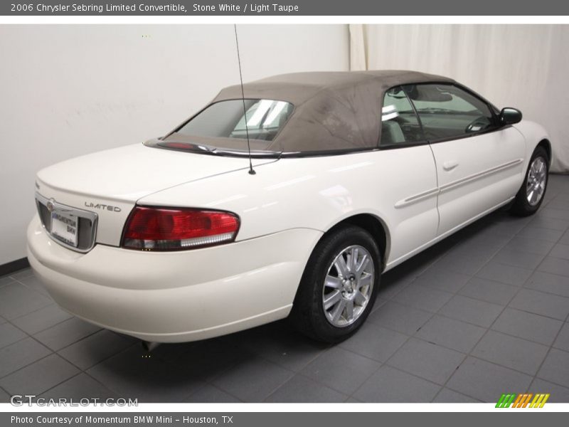 Stone White / Light Taupe 2006 Chrysler Sebring Limited Convertible