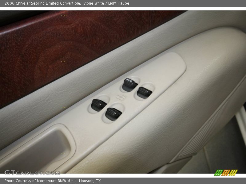 Stone White / Light Taupe 2006 Chrysler Sebring Limited Convertible