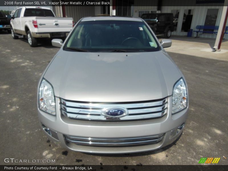 Vapor Silver Metallic / Charcoal Black 2008 Ford Fusion SEL V6