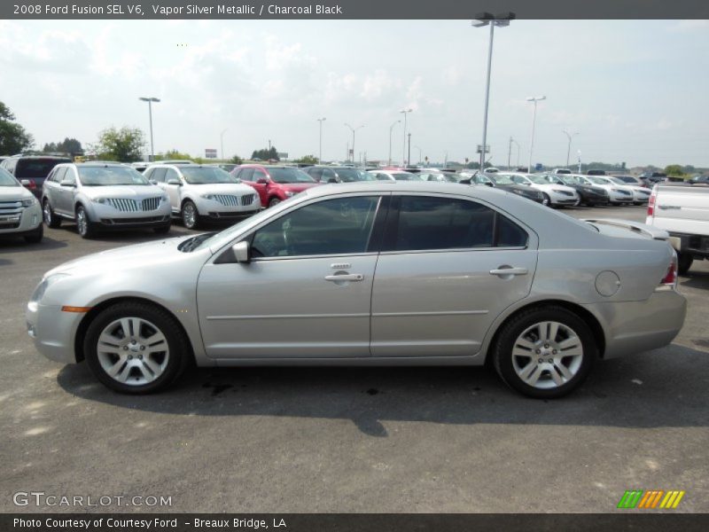 Vapor Silver Metallic / Charcoal Black 2008 Ford Fusion SEL V6