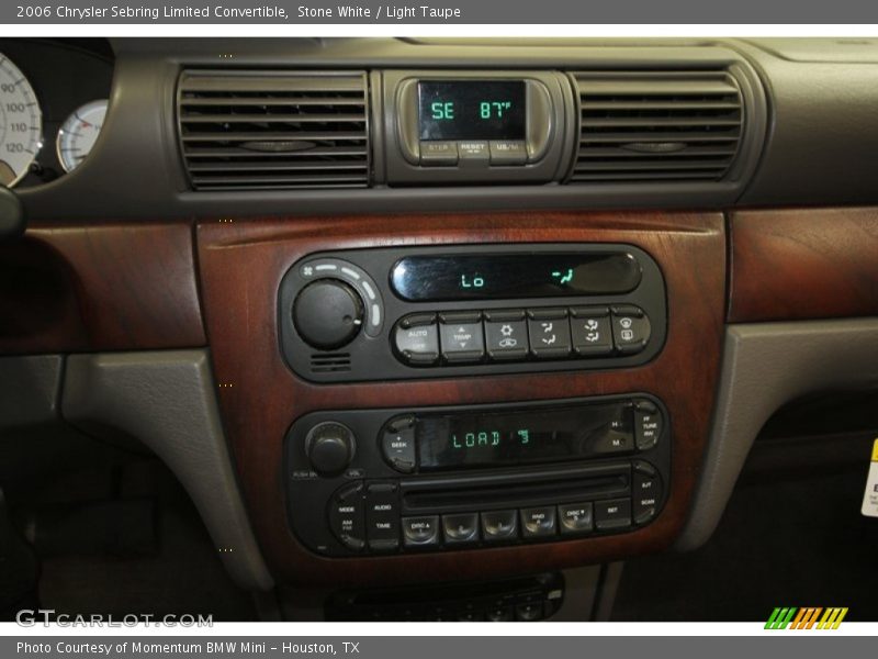 Controls of 2006 Sebring Limited Convertible