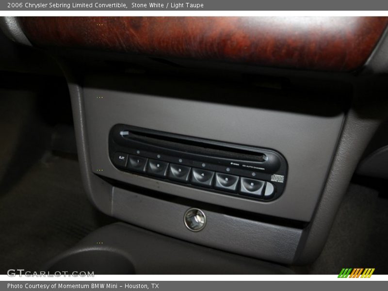 Controls of 2006 Sebring Limited Convertible