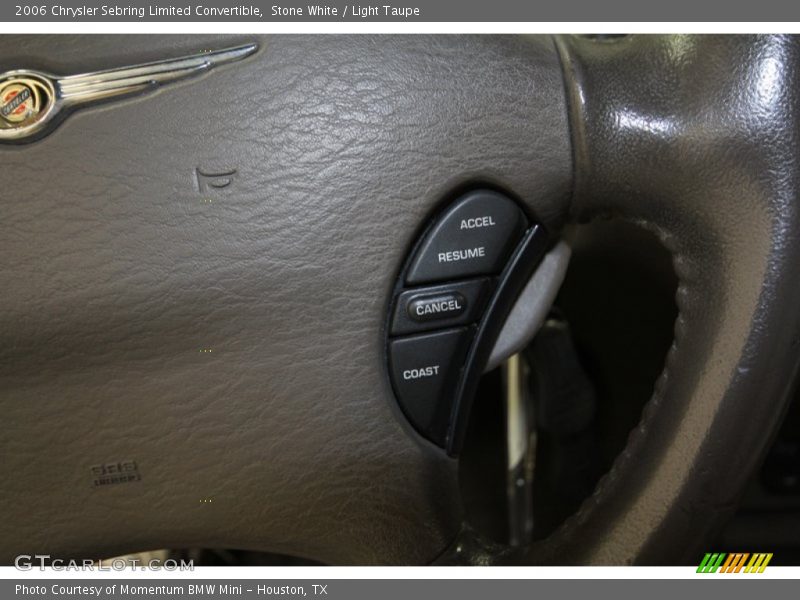 Controls of 2006 Sebring Limited Convertible