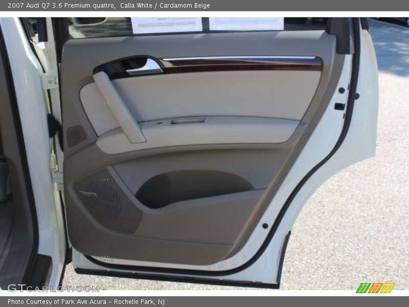 Calla White / Cardamom Beige 2007 Audi Q7 3.6 Premium quattro
