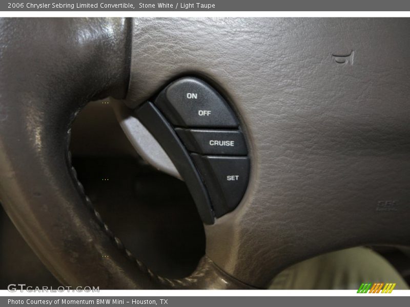 Controls of 2006 Sebring Limited Convertible