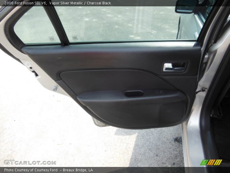 Vapor Silver Metallic / Charcoal Black 2008 Ford Fusion SEL V6