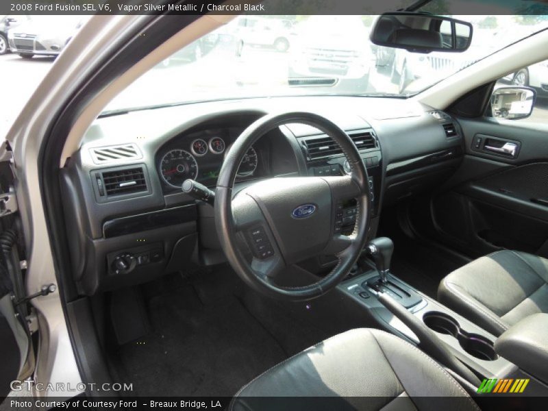 Vapor Silver Metallic / Charcoal Black 2008 Ford Fusion SEL V6